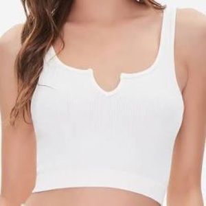 Forever 21 Crop top Henley size S